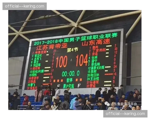 通讯：江苏肯帝亚结束漫长连败，更衣室内的释放与反思